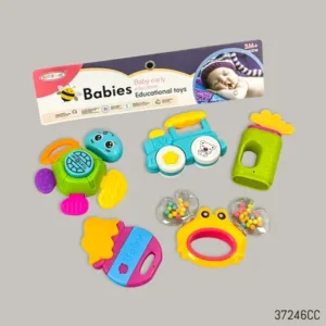 Meilebao Baby Rattles Teether Toys Jhunjhuni Set 5Pcs - ( China)