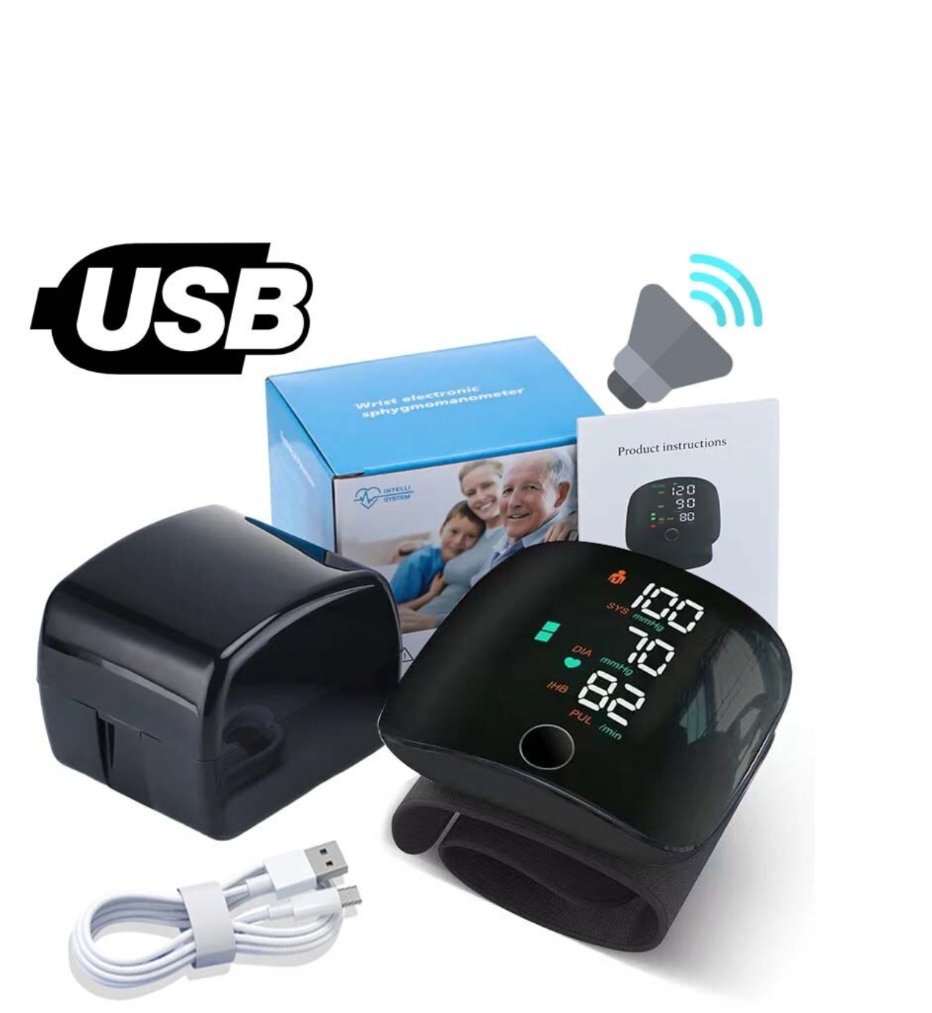 Rechargeable Wrist Blood Pressure Monitor