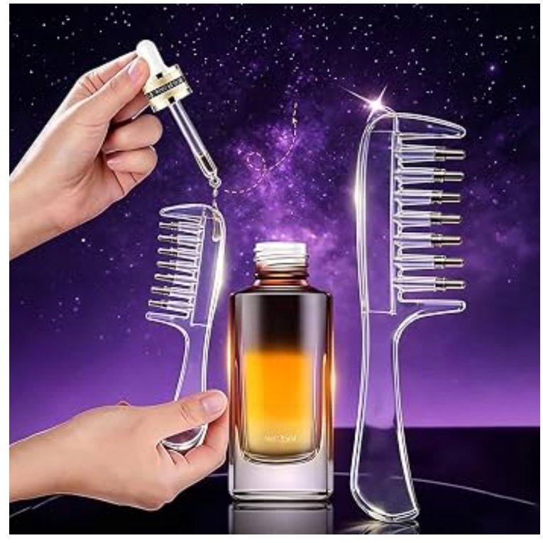 Hair Oil Applicator Comb & Scalp Massager - Image 4